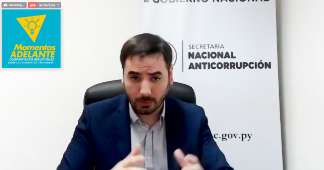 Julio Noguera - Director General de Prevención y Transparencia de la SENAC de Paraguay.