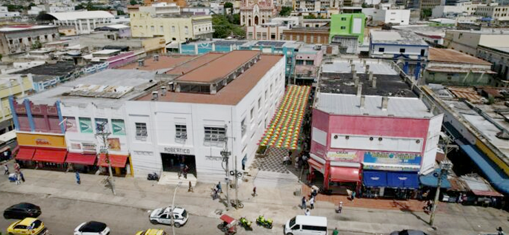 How is the recovery plan for the Historic Centre of Barranquilla progressing?