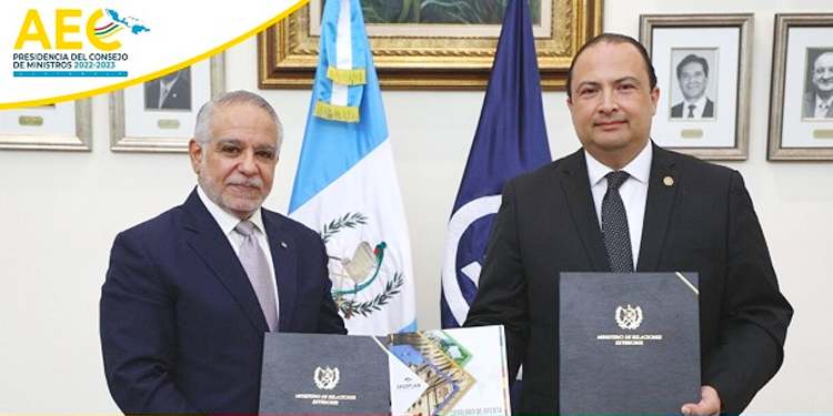 Guatemala presents to the Association of Caribbean States (AEC) its Catalogue of International Cooperation Offerings