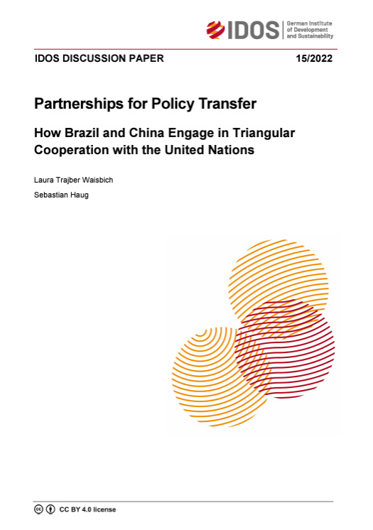 Asociaciones para la transferencia de políticas: cómo Brasil y China participan en la cooperación triangular con las Naciones Unidas