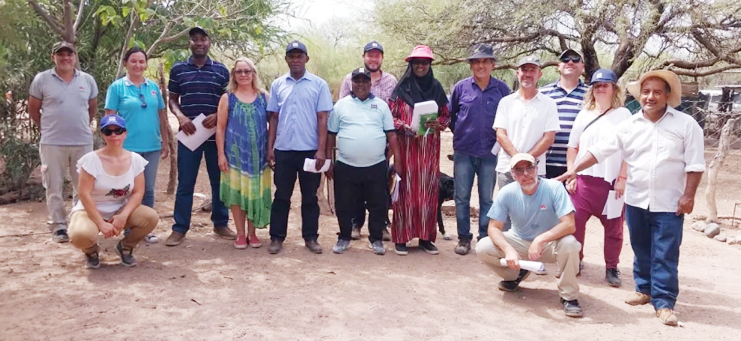 Mission from Kenya and Tanzania learns about the livestock technologies of the National Institute of Agricultural Technology (INTA) of Argentina.