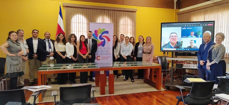 Costa Rican and Spanish institutions participate in workshop on the results of the evaluation of the Triangular Cooperation Programme