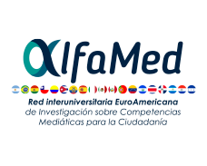 Red Interuniversitaria Euroamericana de Investigación sobre Competencias Mediáticas para la ciudadanía Logo