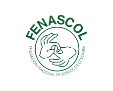 Federación Nacional de Sordos de Colombia Logo