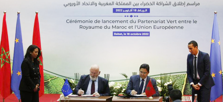 The EU and Morocco launch the first Green Partnership on energy, climate and the environment ahead of COP 27
